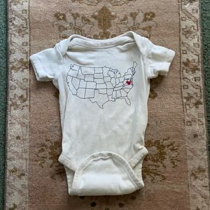 Virginia baby onesie